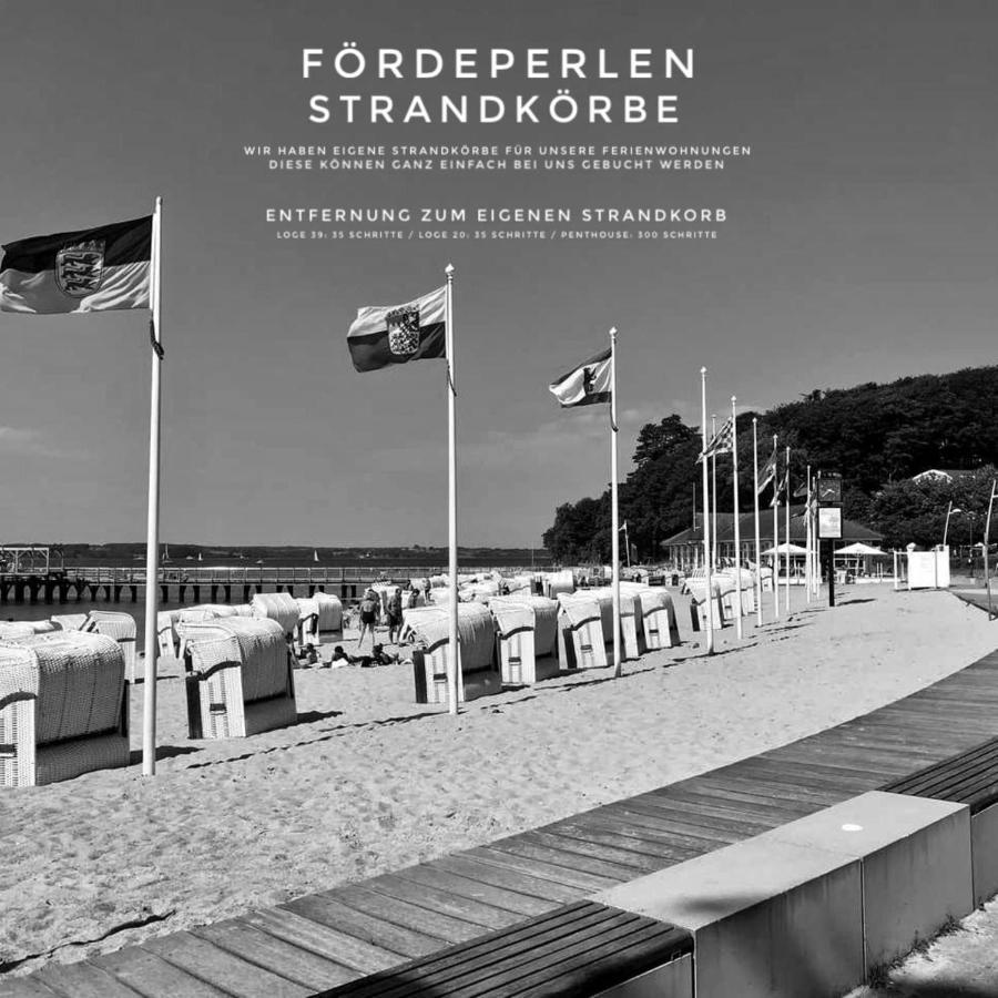Das Penthouse Am Meer - Logenplatz An Der Foerde - Γκλύξμπουργκ Εξωτερικό φωτογραφία