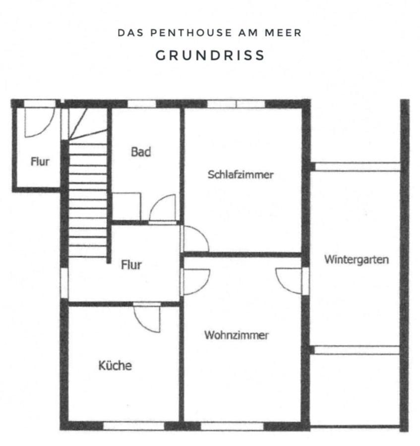 Das Penthouse Am Meer - Logenplatz An Der Foerde - Γκλύξμπουργκ Εξωτερικό φωτογραφία